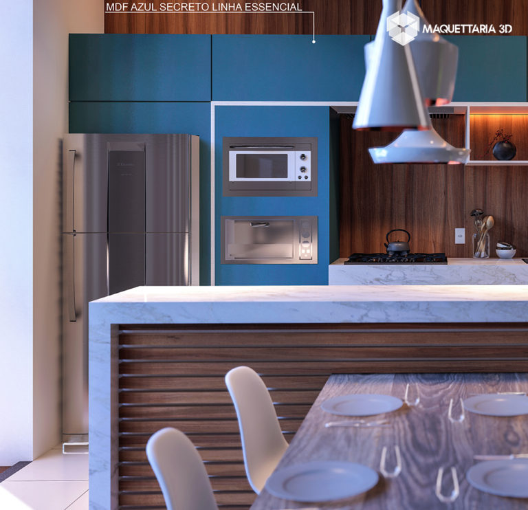 MDF Azul Secreto – Maquettaria 3D