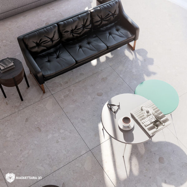 LOMBARDA VIVA AVORIO 90X90 NAT - Image 2