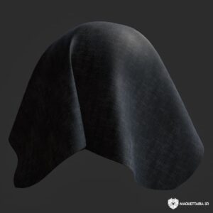 Tecido Corvin Facto Dunas Preto