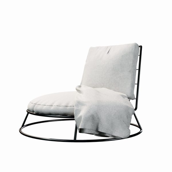 Poltrona C26 “Carbono” – design minimalista
