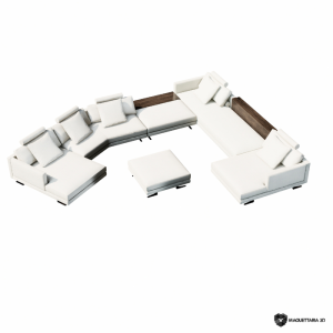 Sofá Modular Aragon Composição