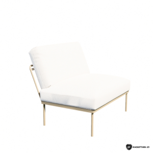 Sofá Modular Asa Sem Braço