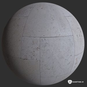 Travertino Apicoado French 8X20 NAT