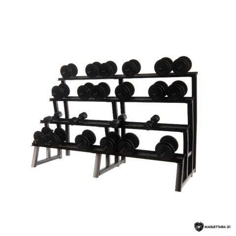 32 Estação de halteres