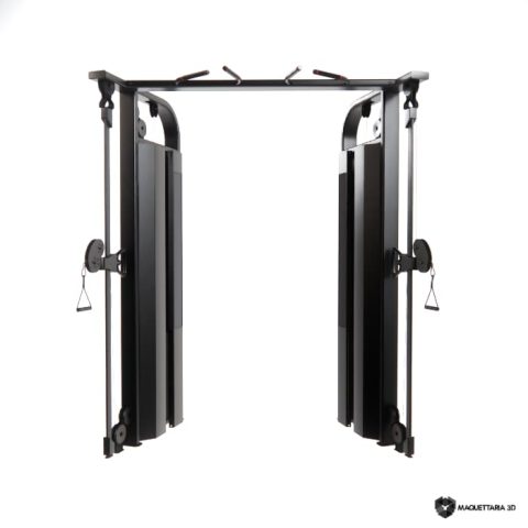 47 hight poly Estação de academia