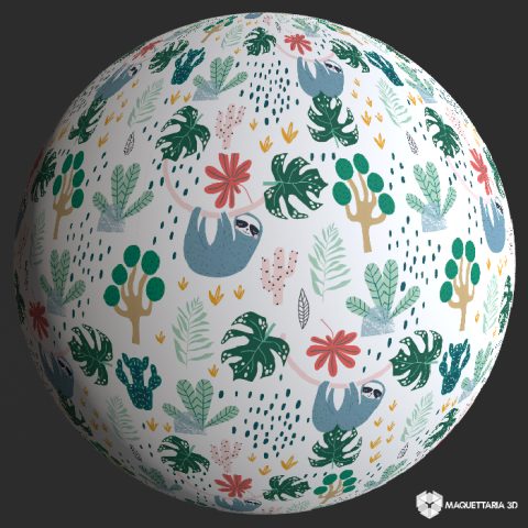 AMOSTRA_Papel-de-Parede-Selva-Preguiça