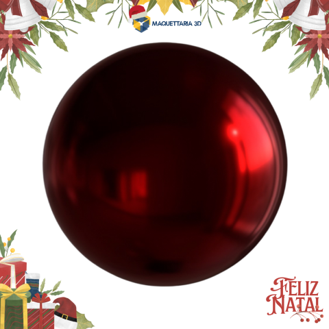 BOLA-VERMELHA-ARVORE-DE-NATAL