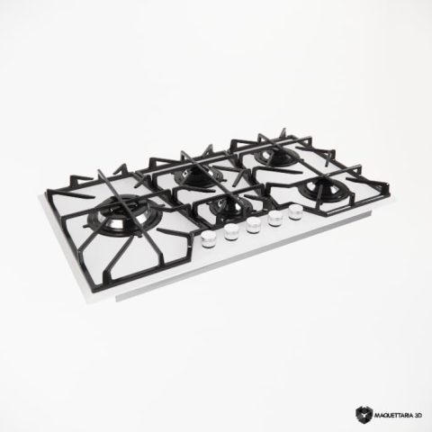 Cooktop Tramontina Design Collection em Vidro Temperado 5 Bocas