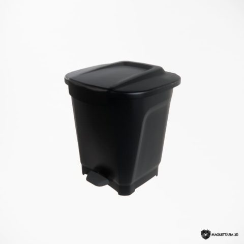 Lixeira Tramontina T-Force em Polipropileno Preto 15 L