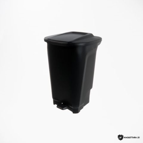 Lixeira Tramontina T-Force em Polipropileno Preto 50 L