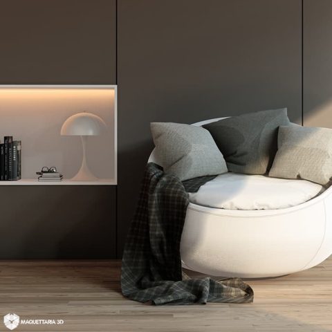 MDF CAPUCCINO ALTO BRILHO - ITALÍNEA