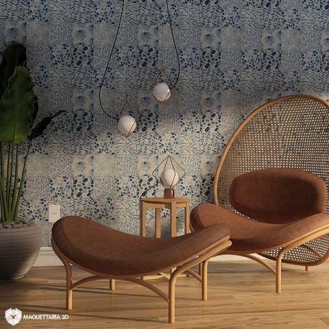 NATURE BLEU 20X20 AC PORTOBELLO