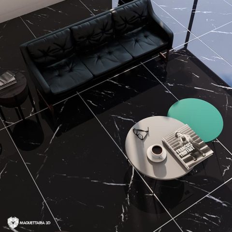 NERO MARQUINA 80X160 PO ALMMA